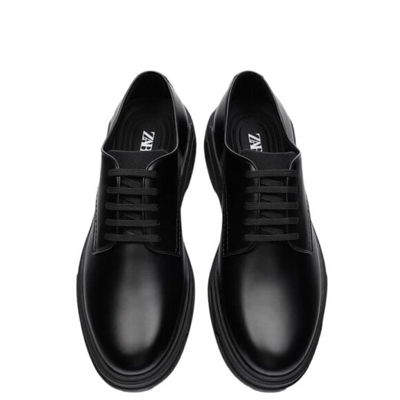 ZARA SHOES WITH VOLUME SOLE BLACK SIZE 7  | 2411/920